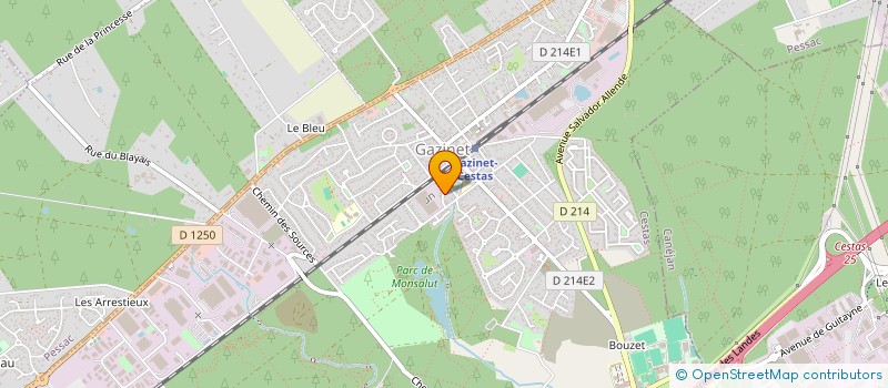 localisation de l'entreprise EXCHATEAUX IMMOBILIER  CANEJAN