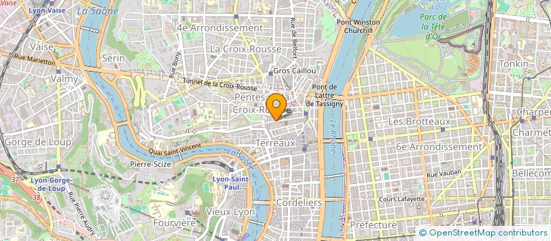 localisation de l'entreprise EXCIRRUS à LYON