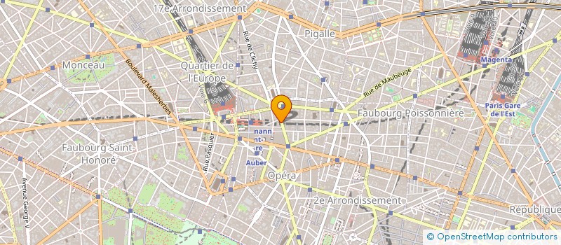 localisation de l'entreprise EXCLAMATIVE  PARIS