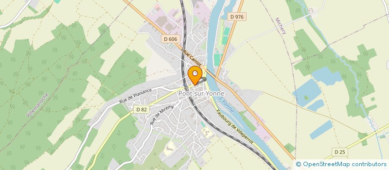 localisation de l'entreprise EXCLUSIF  PONT-SUR-YONNE