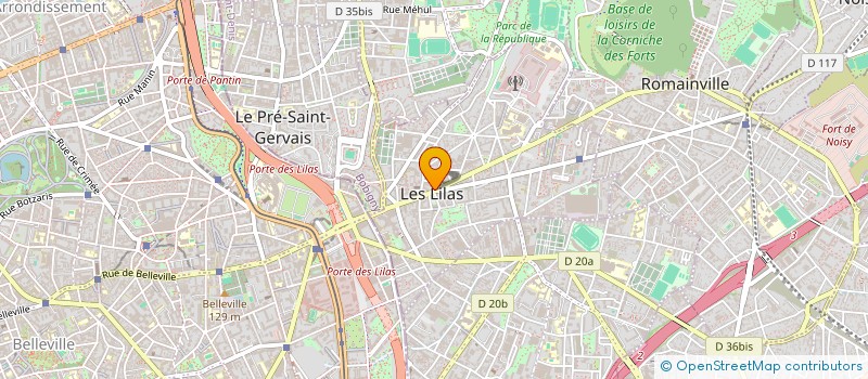 localisation de l'entreprise EXCLUSIF à LES LILAS