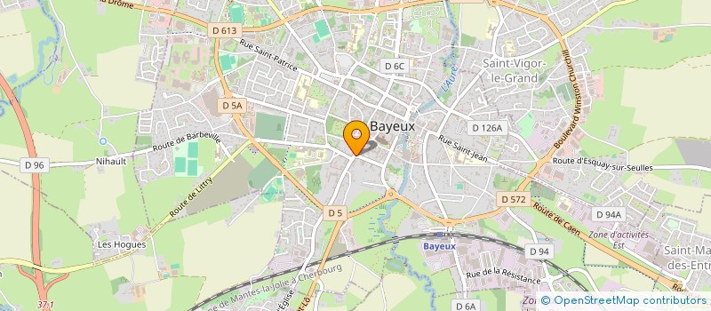 localisation de l'entreprise EXCLUSIF BAYEUX à BAYEUX