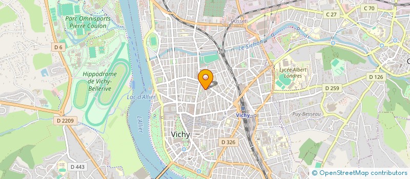 localisation de l'entreprise EXCLUSIF CONCEPT à VICHY