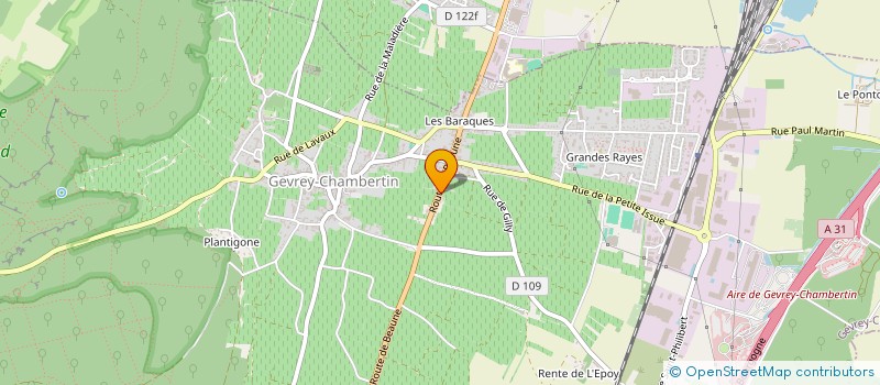 localisation de l'entreprise EXCLUSIF MEUBLES à GEVREY-CHAMBERTIN