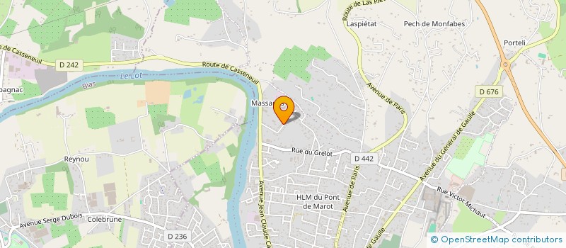 localisation de l'entreprise EXCLUSIV'AUTO à PUJOLS