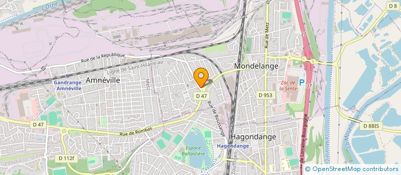 localisation de l'entreprise EXCLUSIV'CAR  MONDELANGE