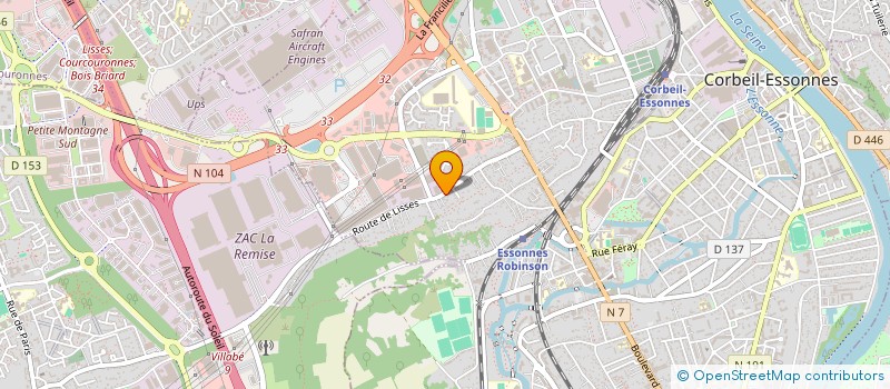 localisation de l'entreprise EXCLUSIV CARS à CORBEIL-ESSONNES