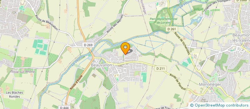 localisation de l'entreprise EXCLUSIV'COURSES à BEAUVALLON