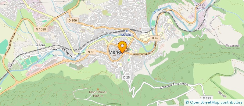 localisation de l'entreprise EXCLUSIVE  MENDE