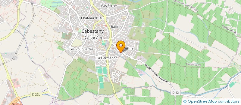 localisation de l'entreprise EXCLUSIVE AUTO 66  CABESTANY