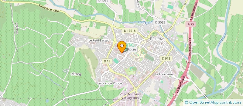 localisation de l'entreprise EXCLUSIVE AUTO à PEZENAS
