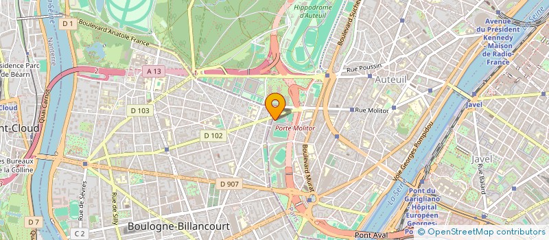 localisation de l'entreprise EXCLUSIVE AUTOMOBILE à PARIS