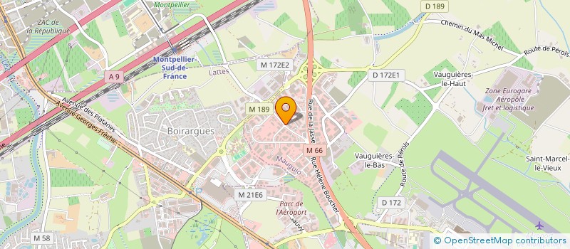 localisation de l'entreprise EXCLUSIVE CARS  SAINT-AUNES