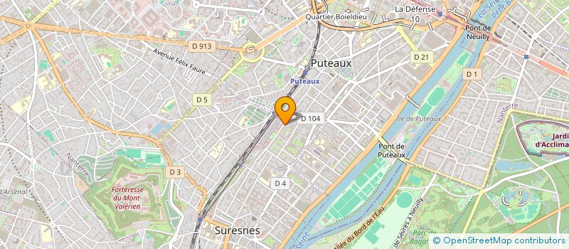 localisation de l'entreprise EXCLUSIVE CARS à SURESNES