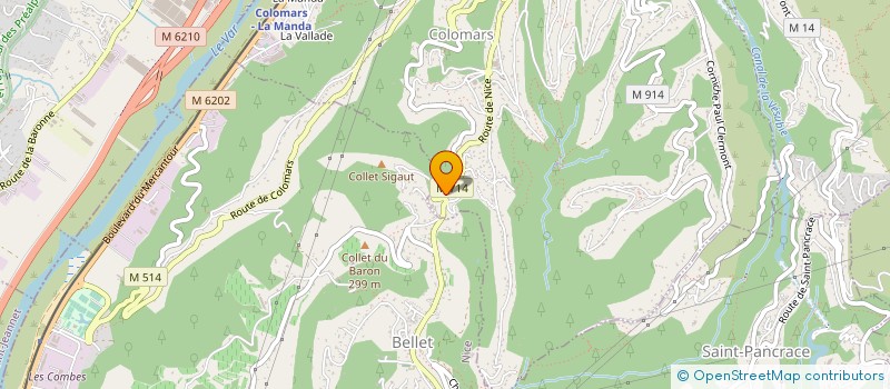 localisation de l'entreprise EXCLUSIVE DISTRIBUTION PACA  COLOMARS