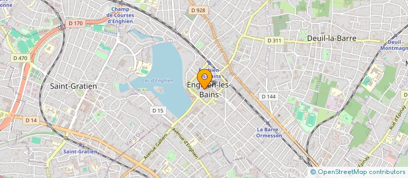 localisation de l'entreprise EXCLUSIVE ENGHIEN à ENGHIEN-LES-BAINS