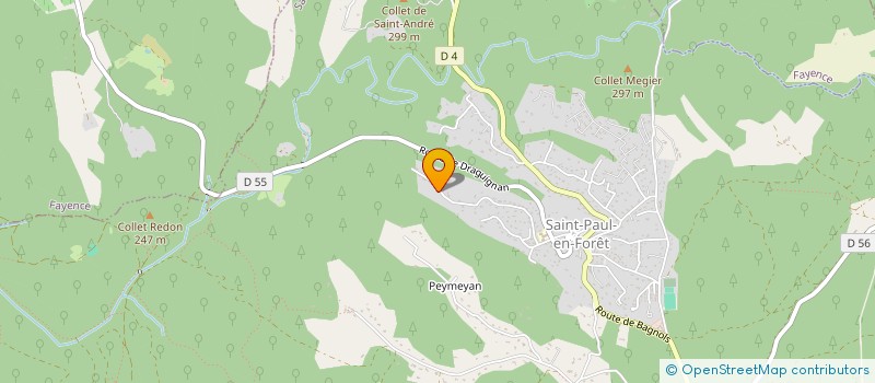 localisation de l'entreprise EXCLUSIVEVENT à SAINT-PAUL-EN-FORET