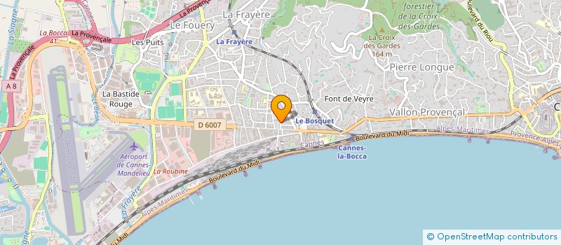 localisation de l'entreprise EXCO à CANNES