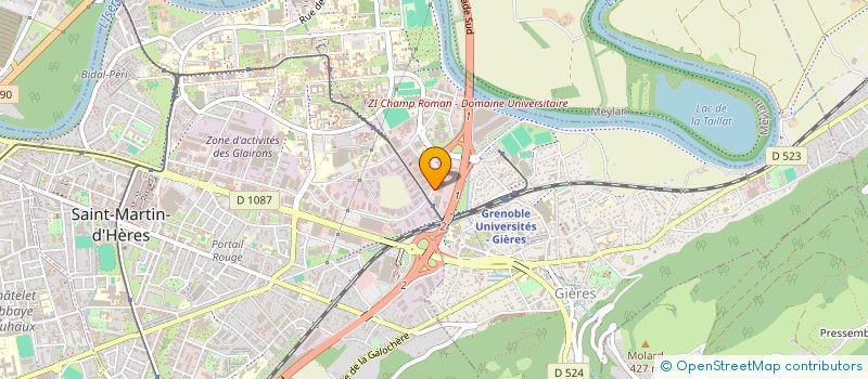 localisation de l'entreprise EXCO  GIERES