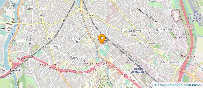 localisation de l'entreprise EXCO A2 A TOULOUSE  TOULOUSE