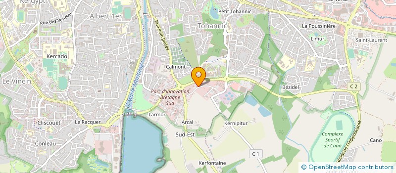 localisation de l'entreprise EXCO AR MEN à VANNES