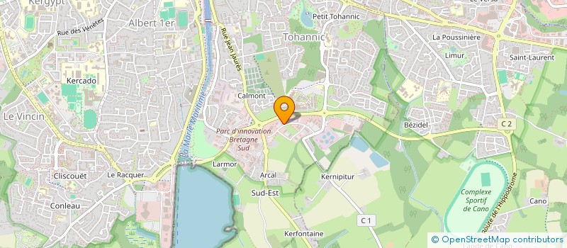 localisation de l'entreprise EXCO AR MEN AUDIT à VANNES