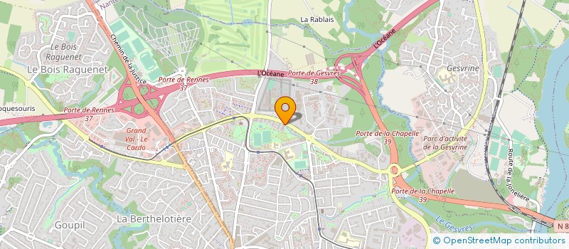 localisation de l'entreprise EXCO AVEC à NANTES