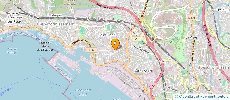 localisation de l'entreprise EXCO FINANCE ET TRANSACTIONS SUD - PACA à MARSEILLE 16EME