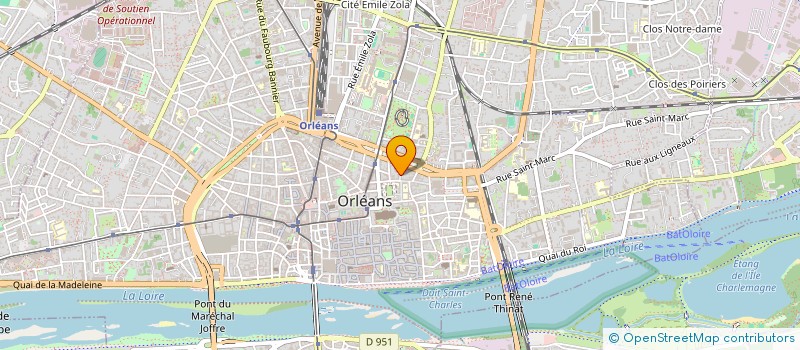 localisation de l'entreprise EXCO TRANSPORT à ORLEANS