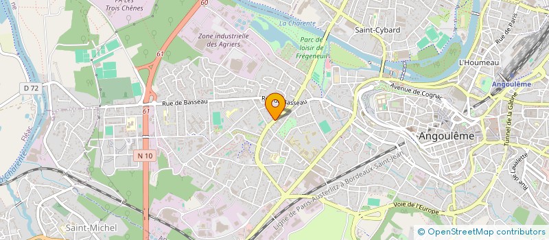 localisation de l'entreprise EXCO VALLIANCE SC à ANGOULEME