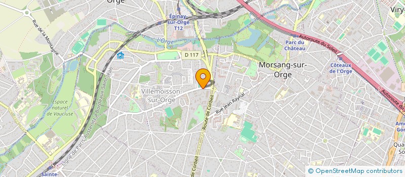 localisation de l'entreprise EXCODIT à VILLEMOISSON-SUR-ORGE