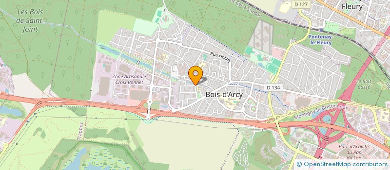 localisation de l'entreprise EXCOFFON SILVA LOCATIONS  BOIS-D'ARCY