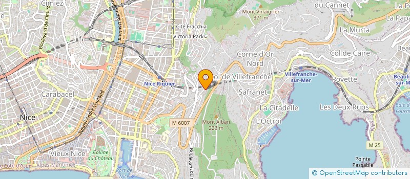 localisation de l'entreprise EXCOFOR EXPERTISE à NICE