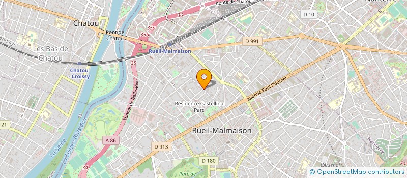 localisation de l'entreprise EXCOGITO à RUEIL-MALMAISON