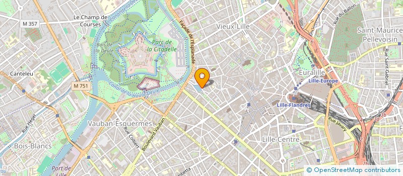 localisation de l'entreprise EXCOM FORTIN à LILLE