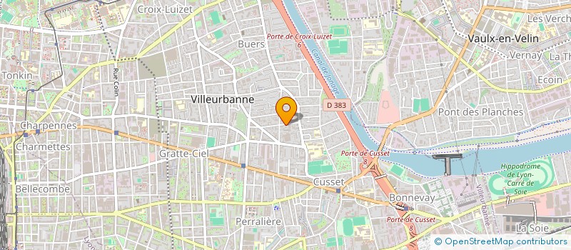 localisation de l'entreprise EXCOPA à VILLEURBANNE