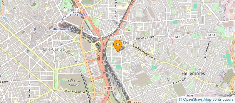 localisation de l'entreprise EXDECOM à LILLE