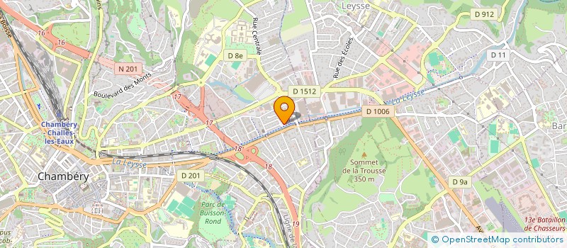 localisation de l'entreprise EXDER à BASSENS