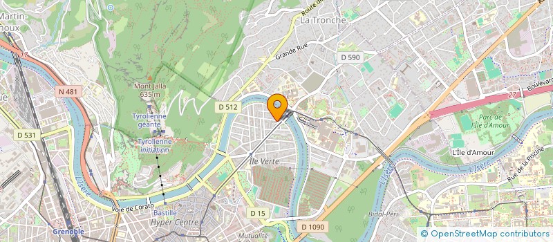 localisation de l'entreprise EXE@ à GRENOBLE