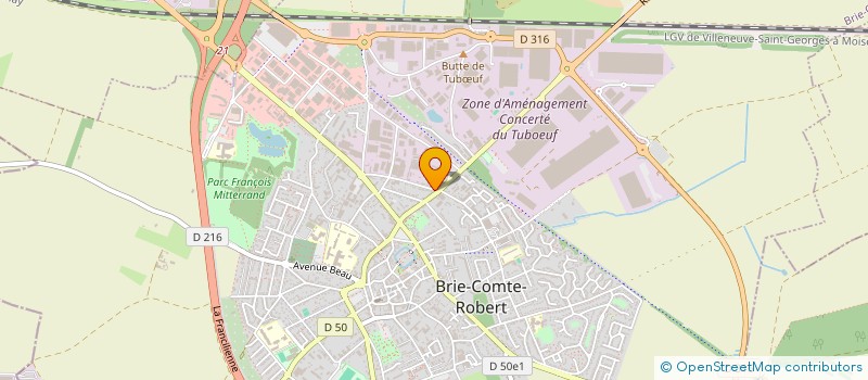 localisation de l'entreprise EXE à BRIE-COMTE-ROBERT