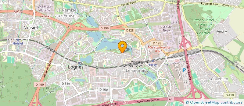 localisation de l'entreprise EXE-BAT à LOGNES