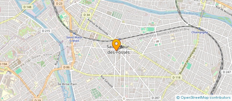 localisation de l'entreprise EXE & CO à SAINT-MAUR-DES-FOSSES