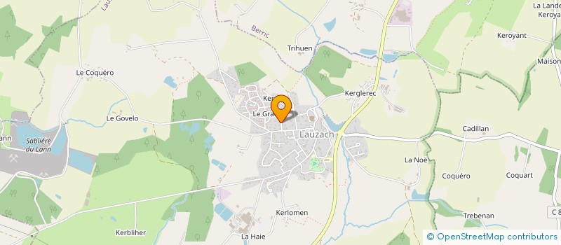 localisation de l'entreprise EXE COO  LAUZACH