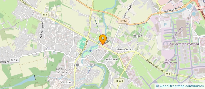 localisation de l'entreprise EXE-DRAW  MONDONVILLE