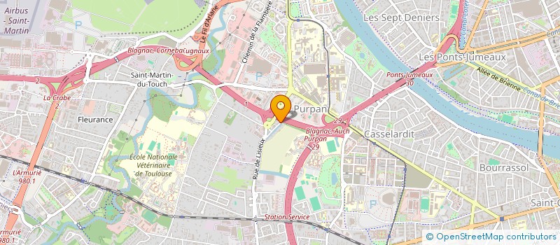 localisation de l'entreprise EXE-GARONNE à TOULOUSE