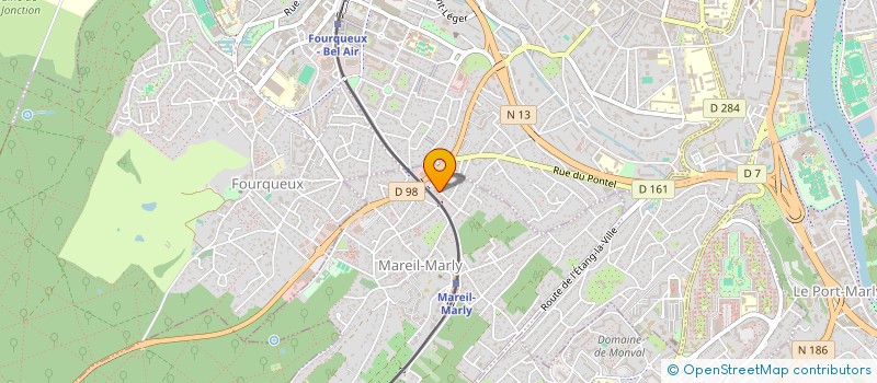 localisation de l'entreprise EXE LEA  MAREIL-MARLY