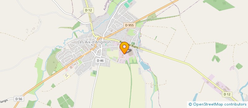 localisation de l'entreprise EXEANCE AEROPARTS  LES AIX-D'ANGILLON