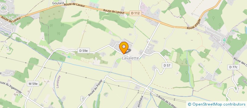 localisation de l'entreprise EXEBAT-EXETEC  LAVALETTE