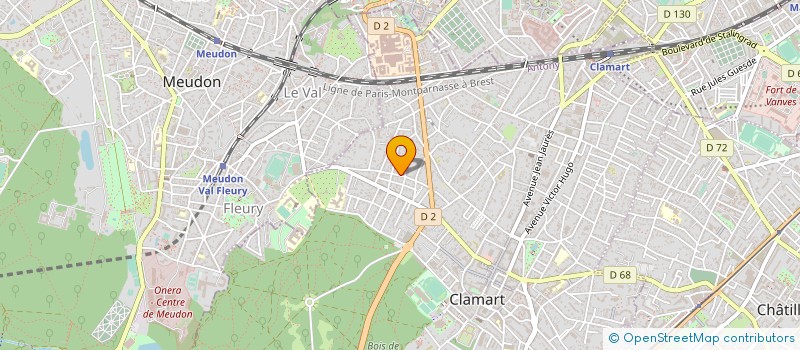 localisation de l'entreprise EXEC ENGLISH à CLAMART