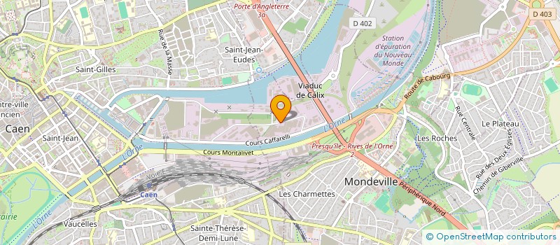 localisation de l'entreprise EXECO 14 à MONDEVILLE